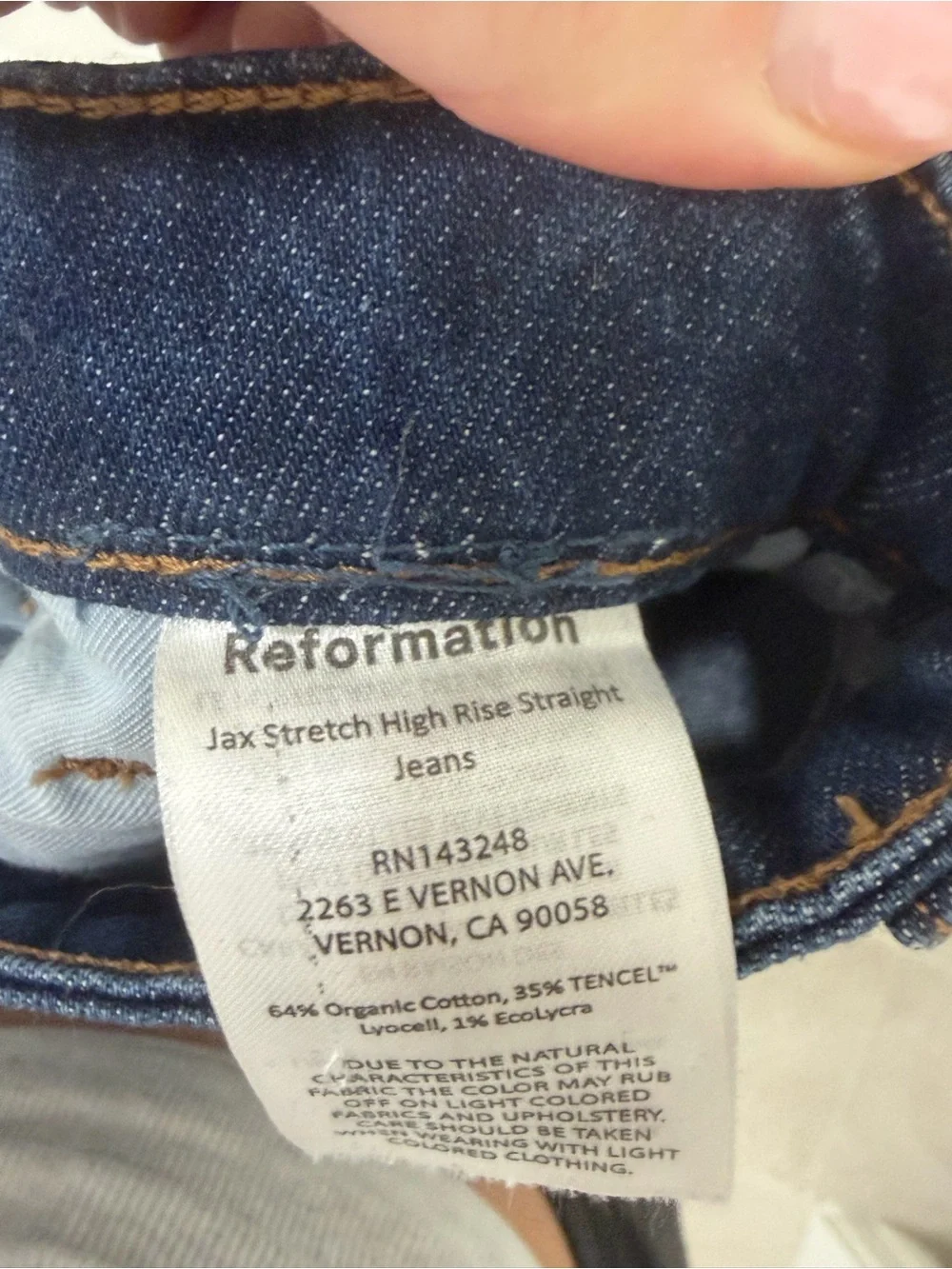 Reformation Jax high Rise Jeans